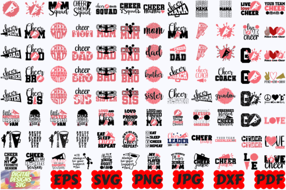 Cheer SVG Cheer Mom Design Review