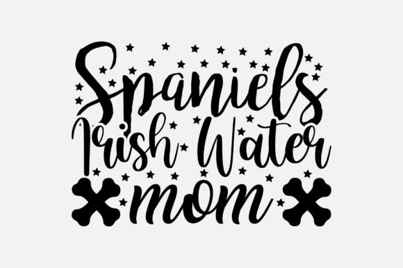 Spaniels Irish Water Mom SVG Review